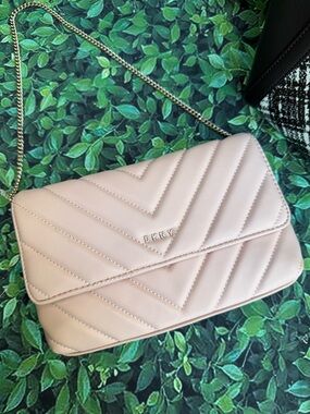 DKNY Blush Quilted Chain Crossbody Bag
